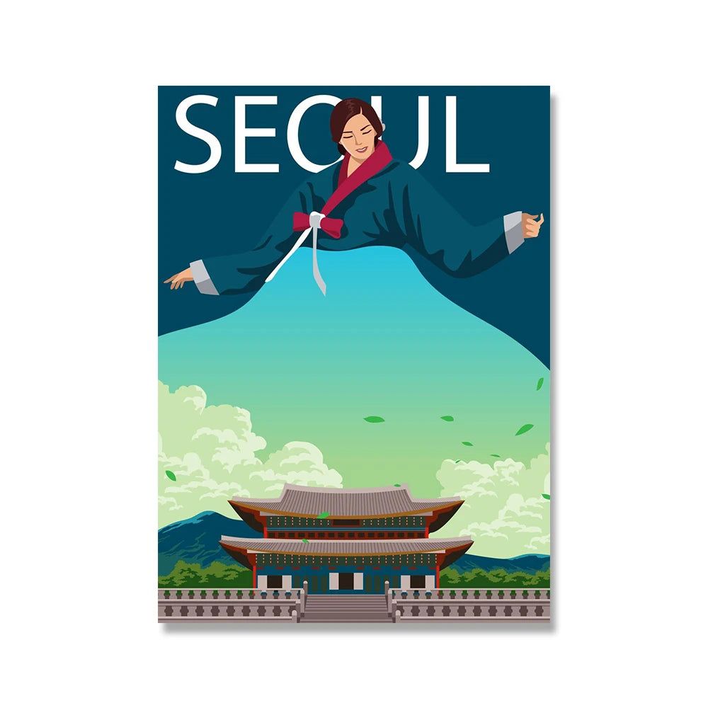 Seoul Travel Landscape Art