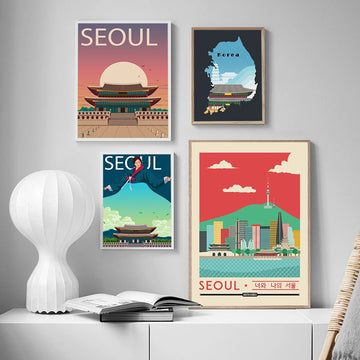 Seoul Travel Landscape Art