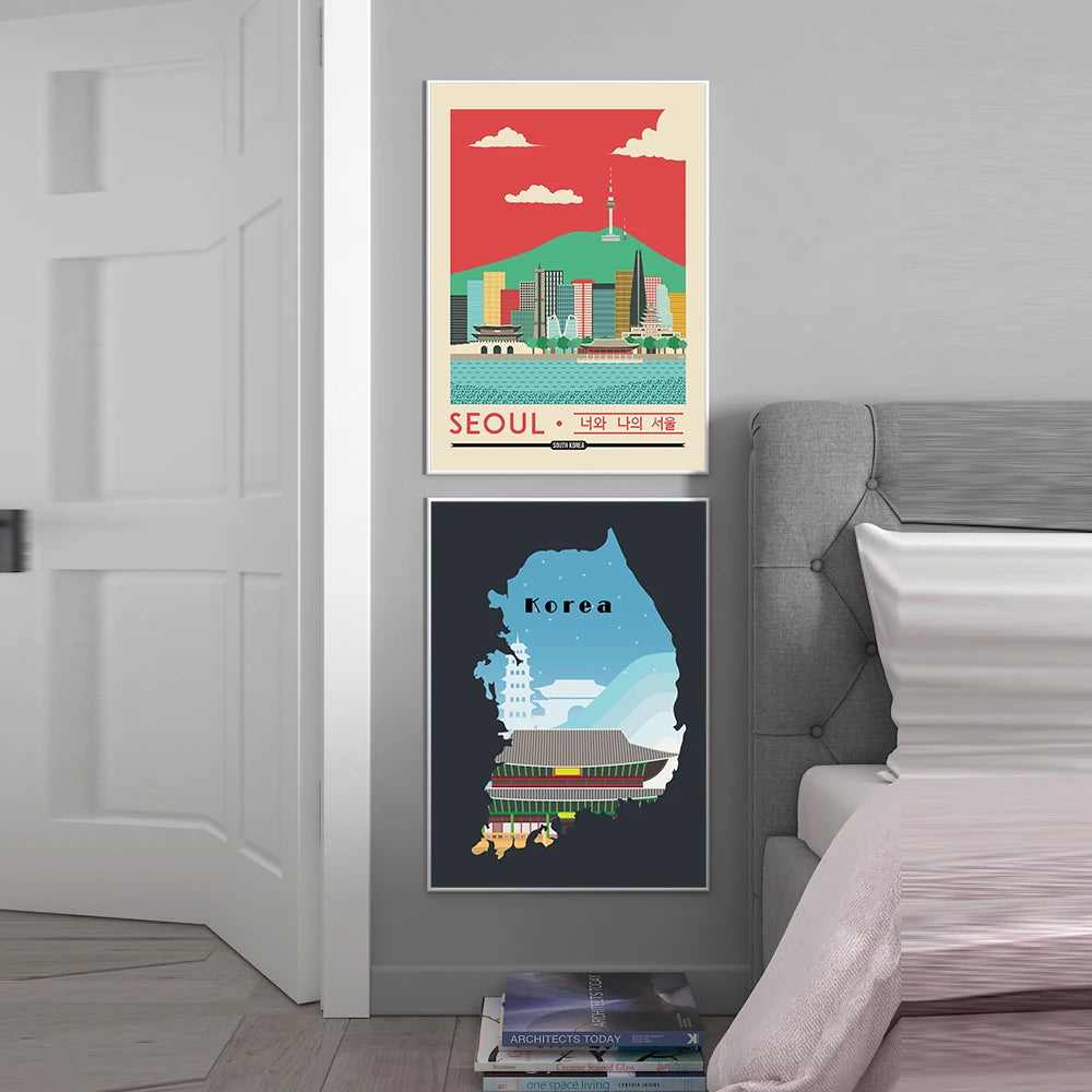 Seoul Travel Landscape Art