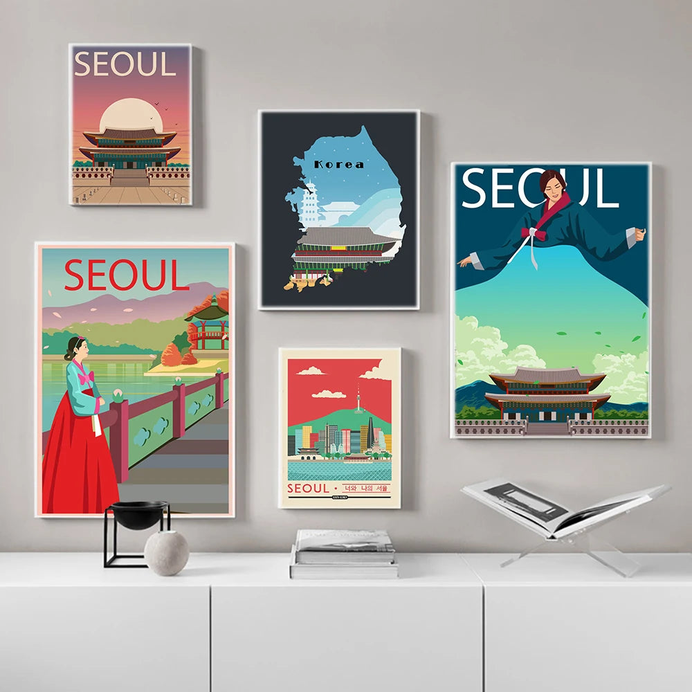Seoul Travel Landscape Art