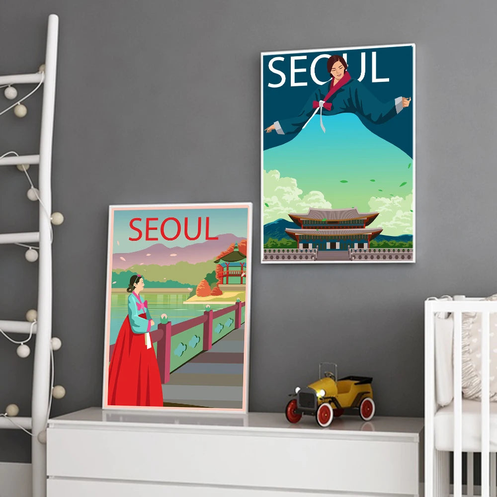 Seoul Travel Landscape Art
