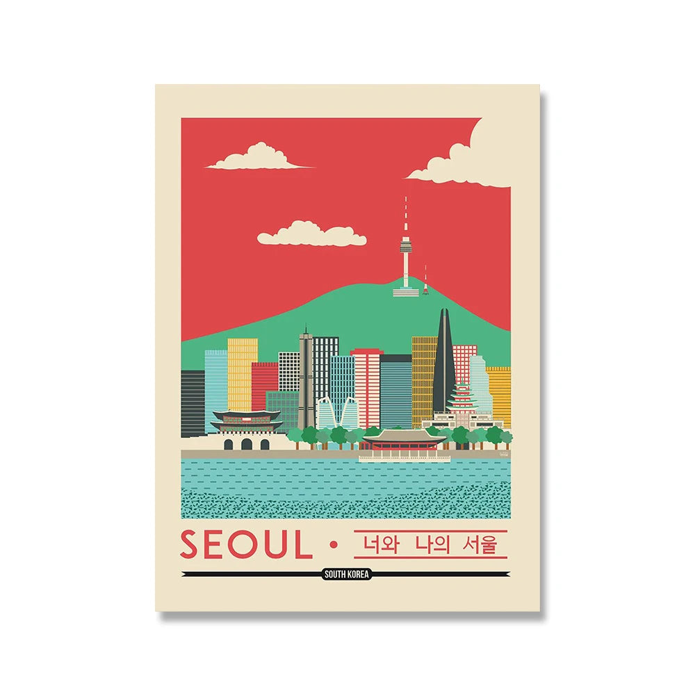 Seoul Travel Landscape Art