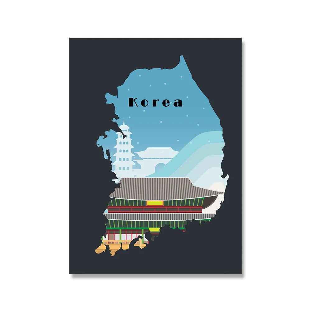 Seoul Travel Landscape Art