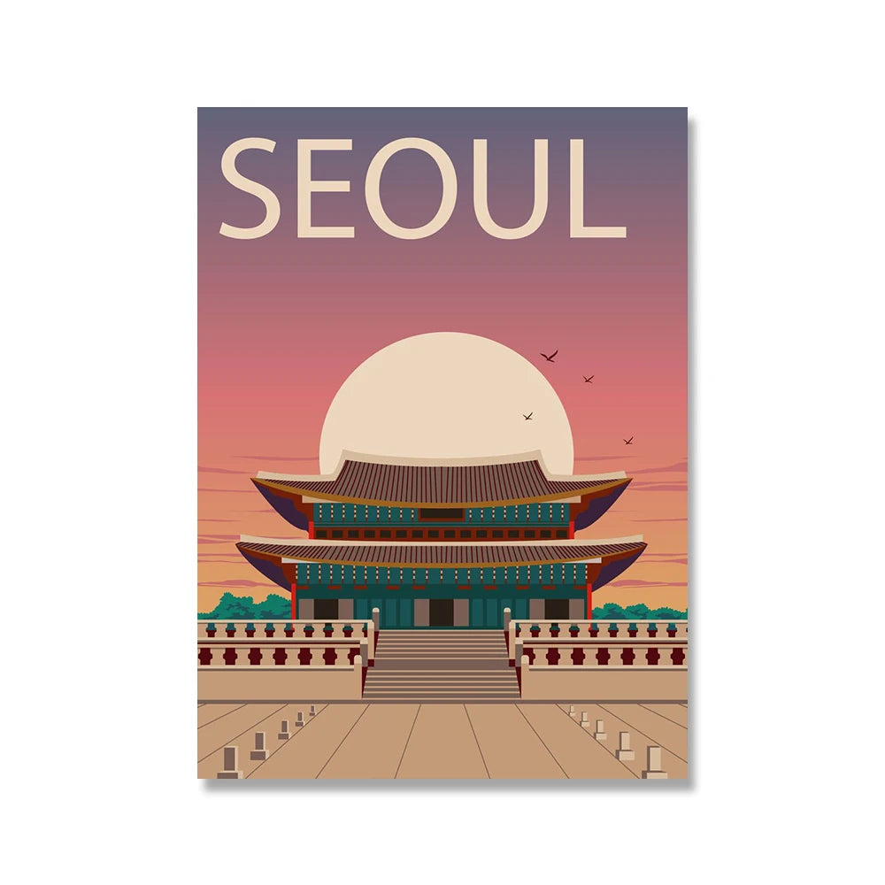 Seoul Travel Landscape Art