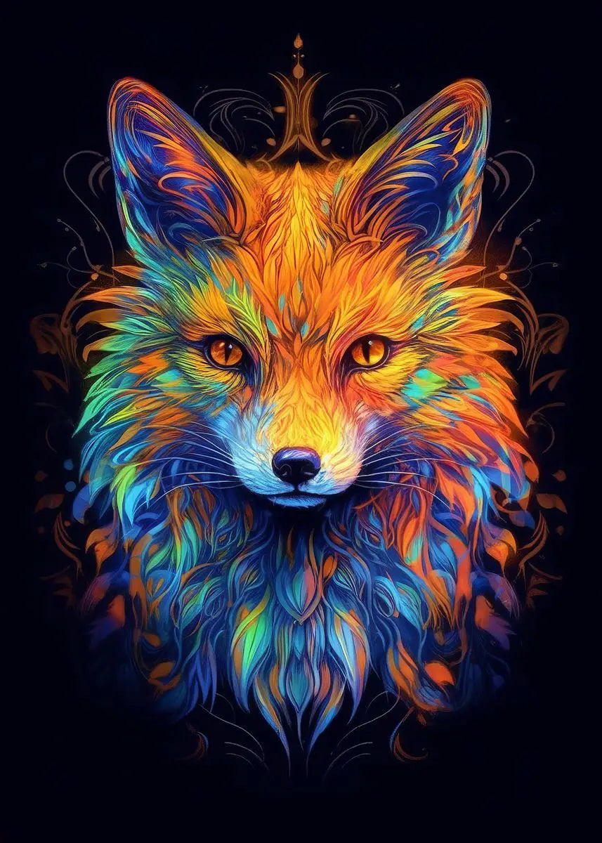 Fox Forest Canvas Art