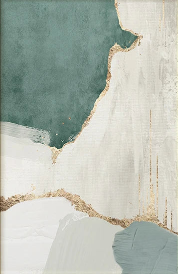 Gold Foil Abstract Canvas