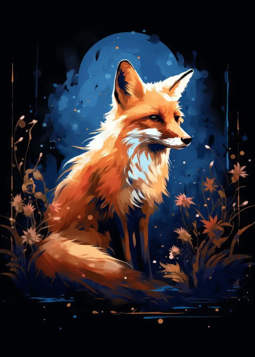 Fox Forest Canvas Art