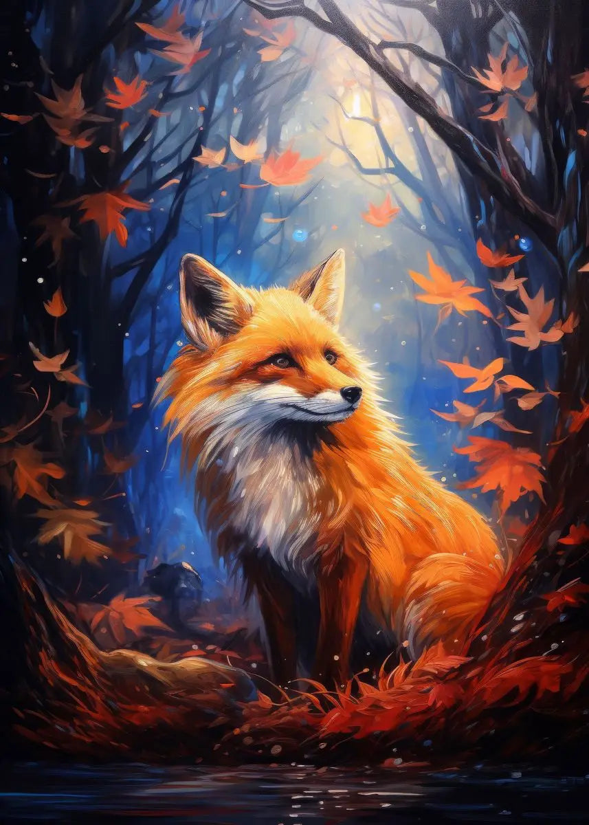 Fox Forest Canvas Art