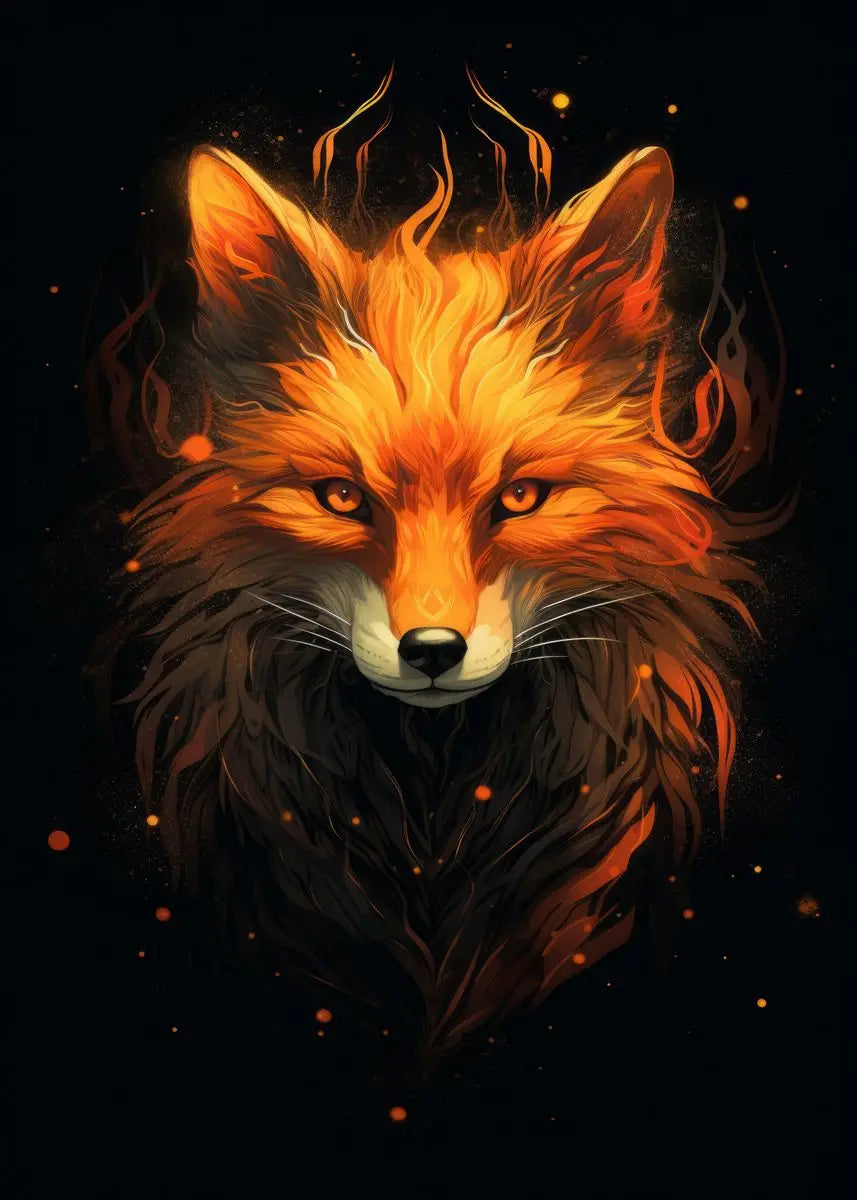Fox Forest Canvas Art