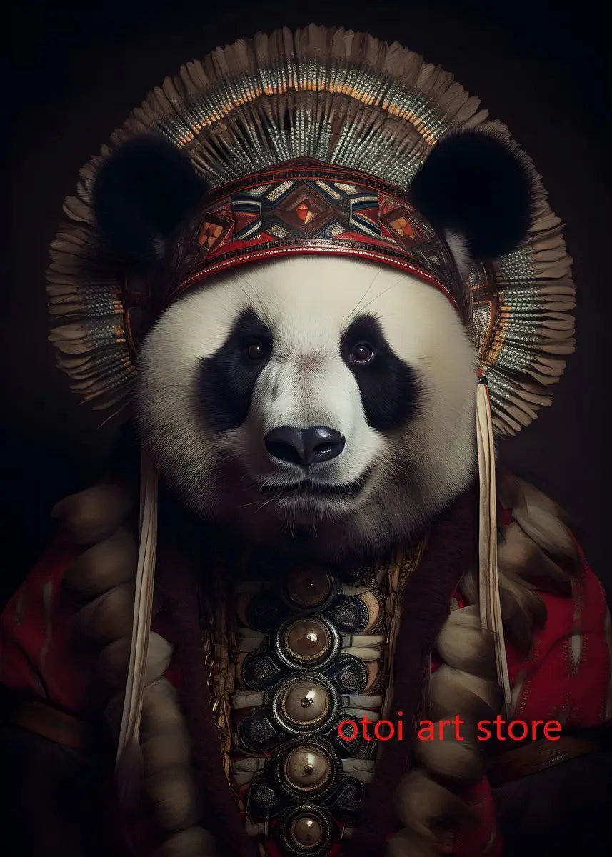 Aztec Animal Canvas Prints