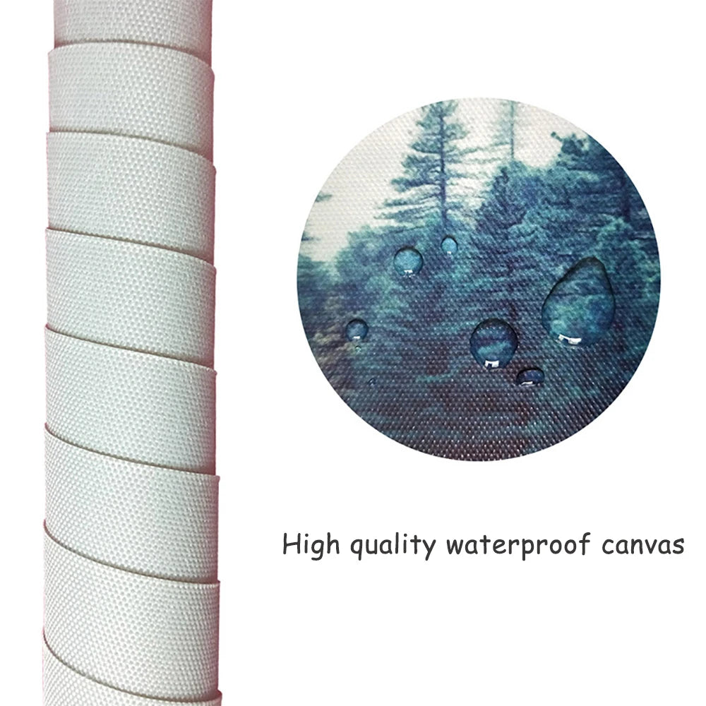 Blue Gold Fish Canvas