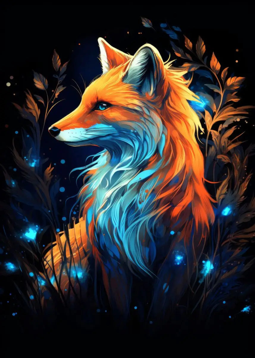 Fox Forest Canvas Art