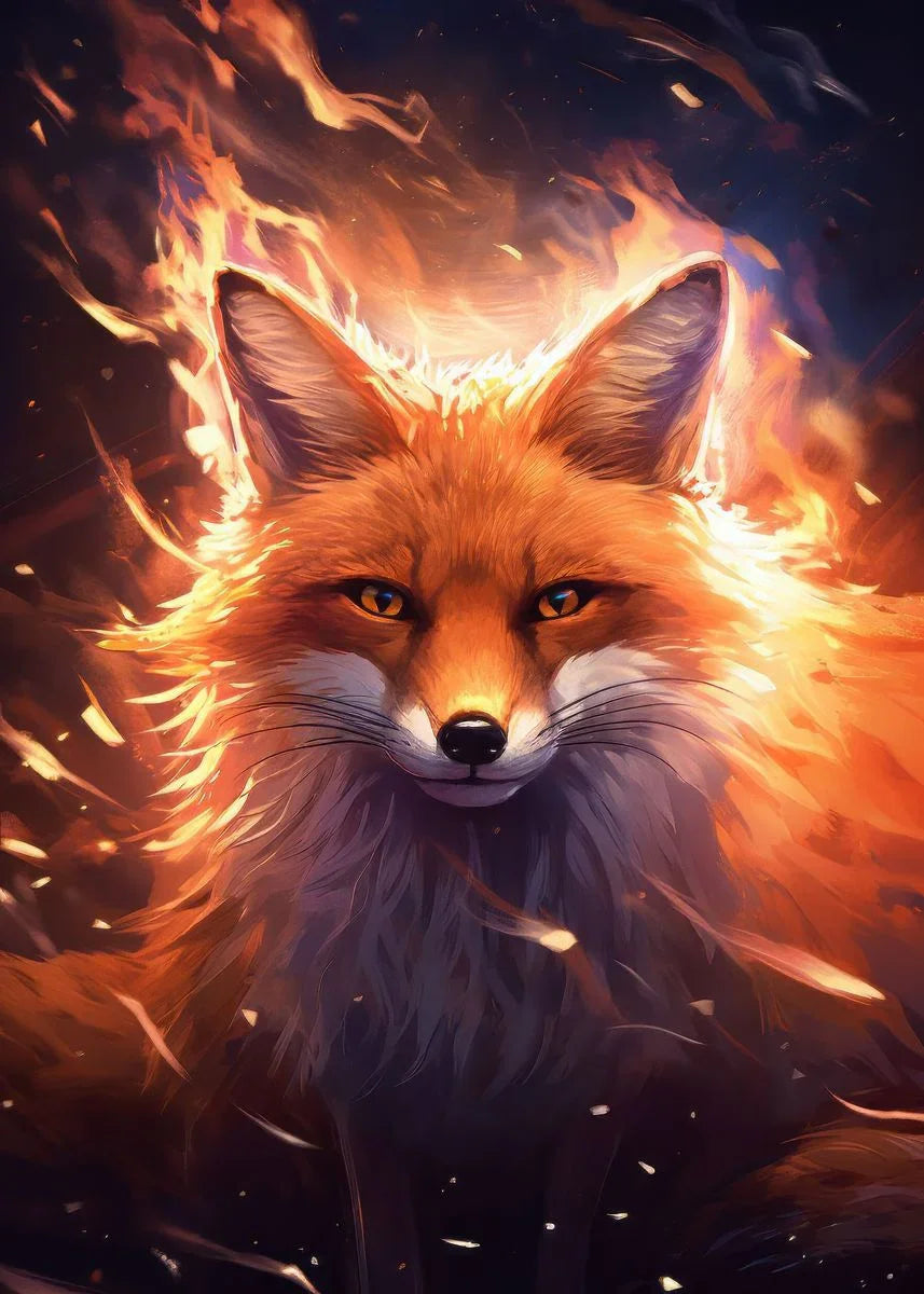 Fox Forest Canvas Art