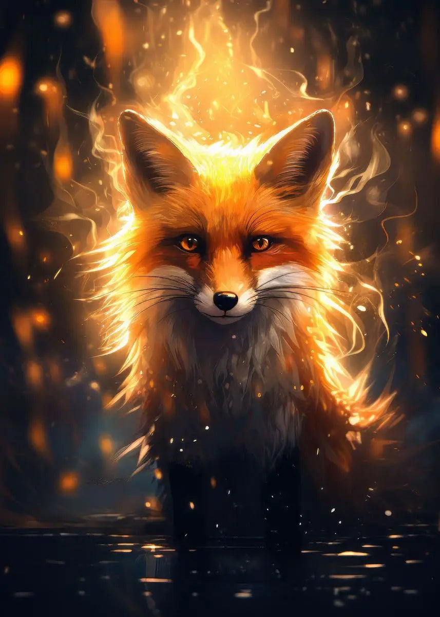 Fox Forest Canvas Art