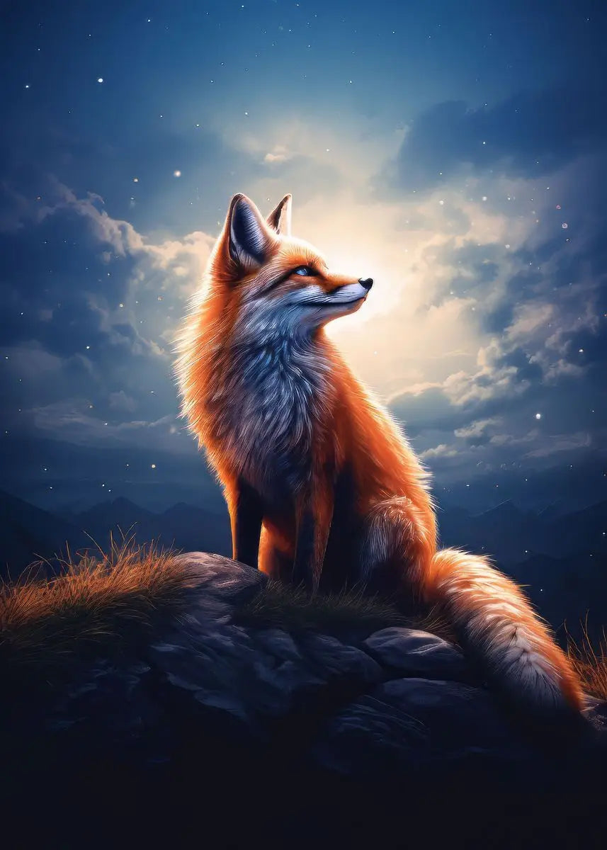 Fox Forest Canvas Art